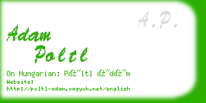 adam poltl business card